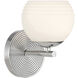 Moon Breeze 1 Light 6 inch Polished Nickel Wall Sconce Wall Light
